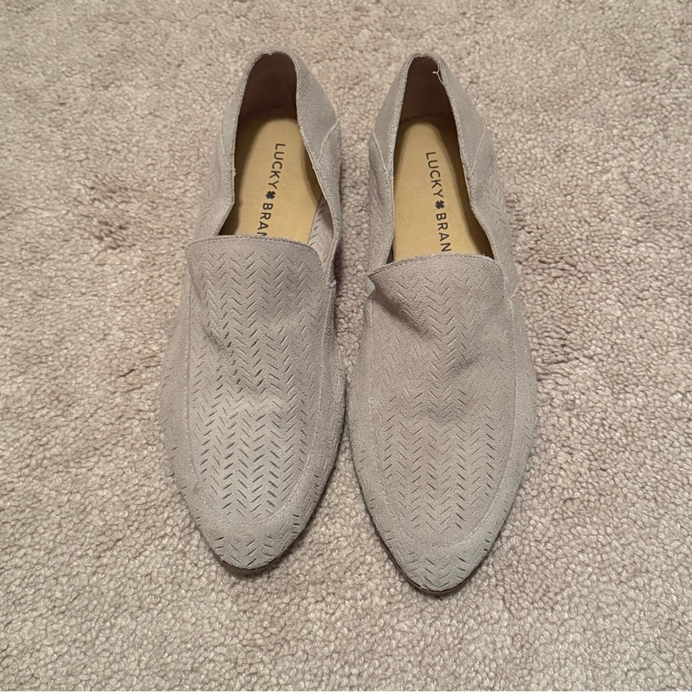 Perforated Suede Lucky Brand Flats